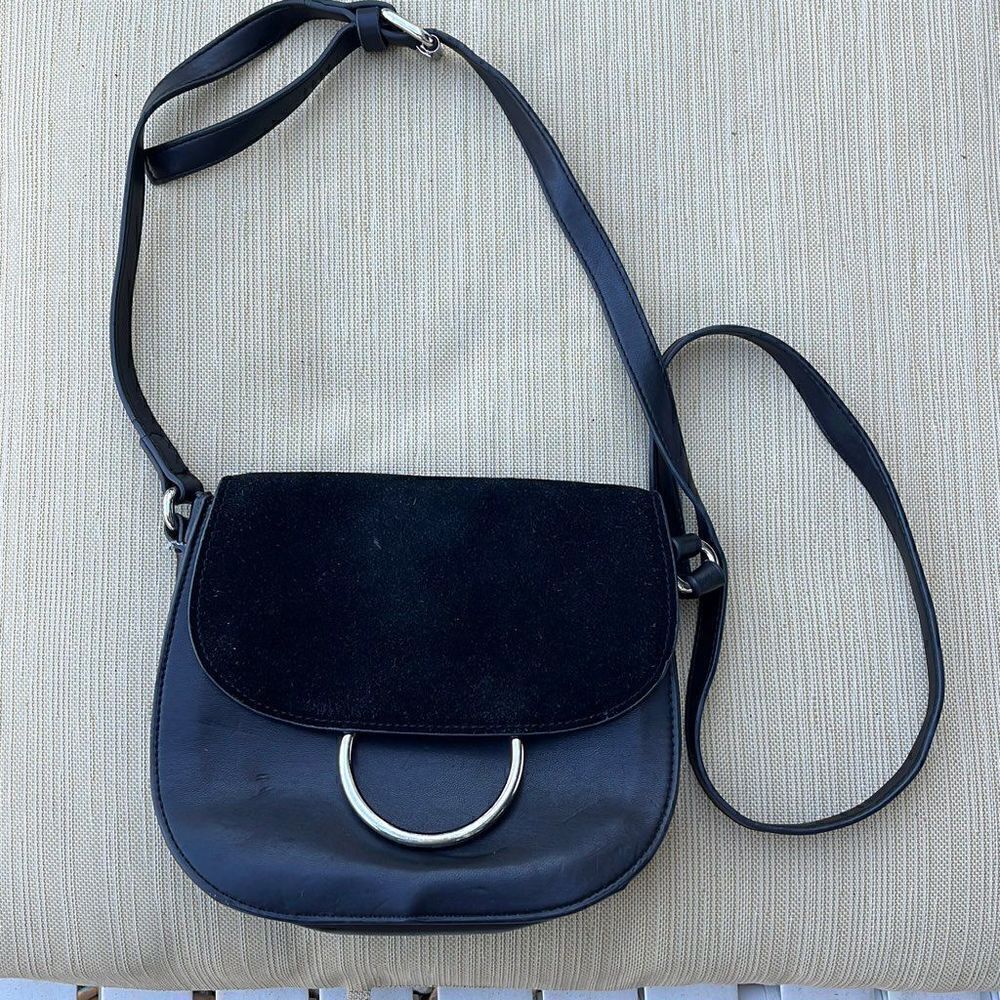 French Connection adorable black crossbody bag